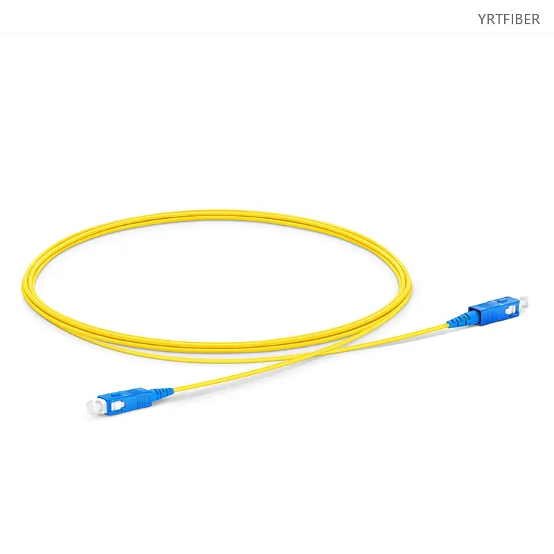 SC-SC UPC OS2 Fiber Patch Cord | Simplex & Duplex Riser (OFNR) Jumper