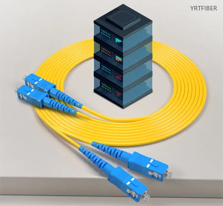 SC-SC UPC OS2 Fiber Patch Cord | Simplex & Duplex Riser (OFNR) Jumper