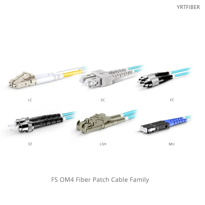 FC-FC UPC Fiber Patch Cable – Simplex OS2 or Duplex OM4, 2.0mm Riser-Rated Jacket