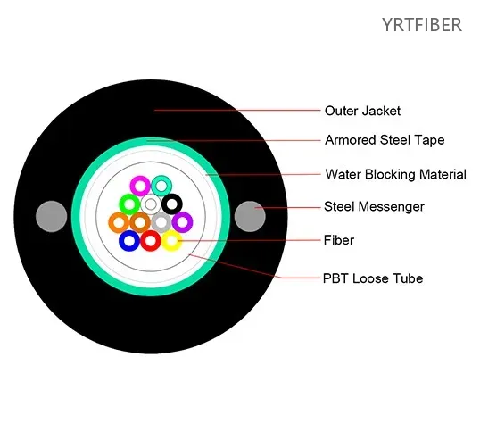 Armored fiber optic cable(Image1)