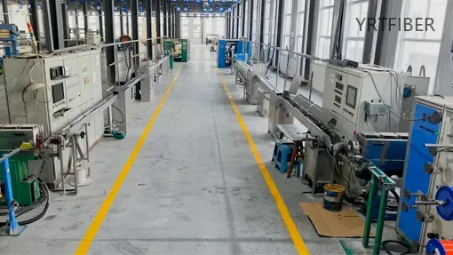 Linha de produção de cabos ópticos01-Puyang YRT Communication Technology Co., Lt