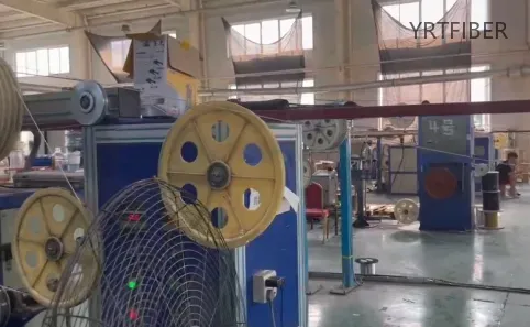 Factory Walkthrough: Fiber Optic Cable Line in Operation