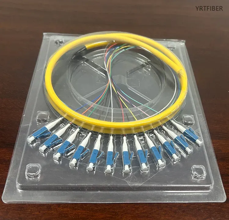 12-core pigtail (single-mode/multi-mode) | Factory pre-terminated, low loss, suitable for ODF/data center fast splicing(Image1)