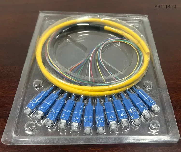 12-core pigtail (single-mode/multi-mode) | Factory pre-terminated, low loss, suitable for ODF/data center fast splicing(Image2)