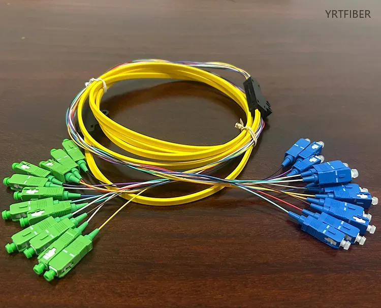 12-core pigtail (single-mode/multi-mode) | Factory pre-terminated, low loss, suitable for ODF/data center fast splicing(Image3)