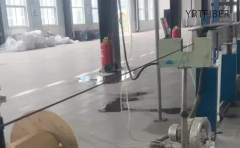 Fiber Optic Cable Production Line On-Site Footage Showing the Full Manufacturing