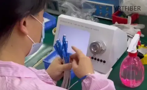 Flat Drop Fiber Patch Cord Testing Video | Ensuring Stable and Consistent Perfor