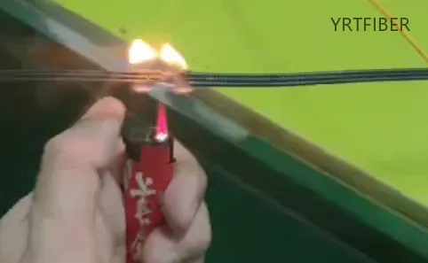 FTTH-test | FTTH Cable Flame Retardant Test | Self-Extinguishing Performance in 