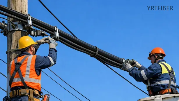 GYXTC8S Self-Supporting Figure 8 Aerial Fiber Optic Cable – G.652D/G.657(Image1)