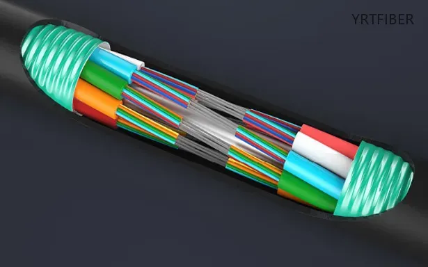 GYTZS Outdoor Flame-Retardant Armored Fiber Optic Cable – Steel Tape Armor, LSZH(Image2)