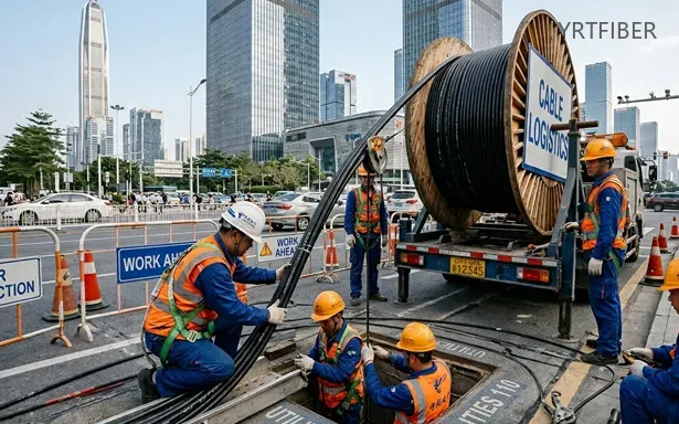 GYXTC-8Y Self-Supporting Figure 8 Uni-Tube Aerial Fiber Optic Cable(Image1)