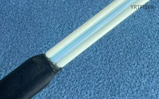 GYFBY/GYFXY Elliptical Flat Fiber Optic Cable – FRP Strength Members, PE Sheath(Image1)