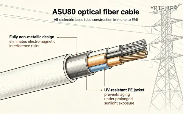 Aerial Fiber Optic Cable: Types, Construction, Applications and Selection Guide(Image4)