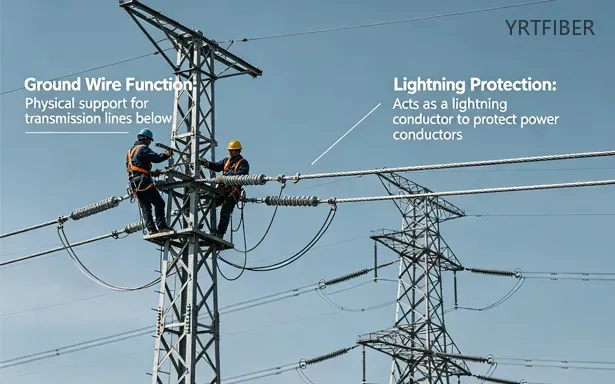 OPGW Fiber Cable with Aluminum PBT Tube for Transmission Lines(Image2)