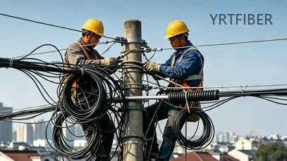ADSS-S Single Jacket All-Dielectric Self-Supporting Aerial Fiber Optic Cable(Image4)