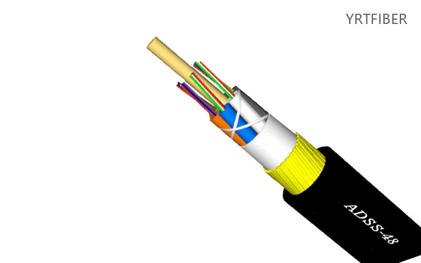 ADSS-S Single Jacket All-Dielectric Self-Supporting Aerial Fiber Optic Cable(Image4)