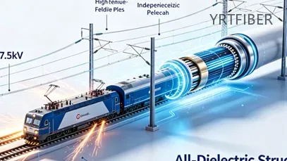 GYTZA Outdoor Flame-Retardant Stranded Loose Tube Fiber Optic Cable – G.652D/G.655(Image3)