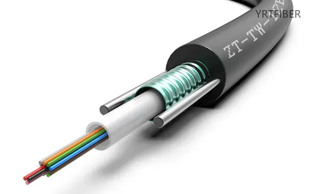 GYXTW Armored Fiber Optic Cable – Center Loose Tube, Dual Steel Wire(Image2)