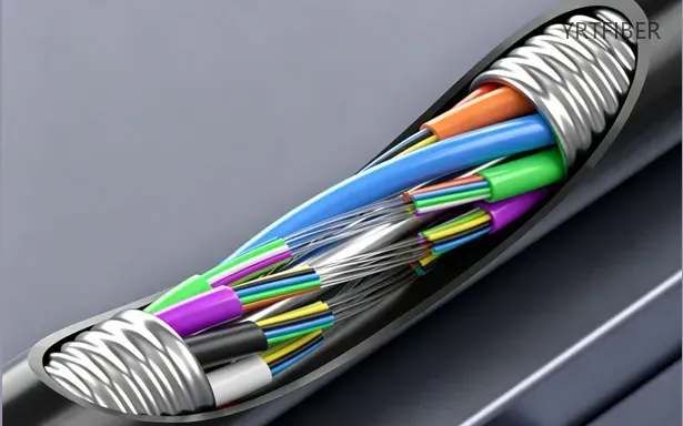 GYTA Stranded Loose Tube Light Armored Fiber Optic Cable – Aluminum Tape Armor, Anti-EMI(Image2)