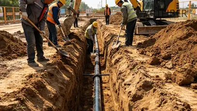 GYFTY Non-Metallic Non-Armored Fiber Optic Cable – Aramid Yarn, FRP Central Member(Image1)