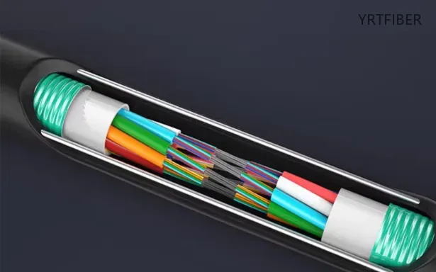 GYXTZW Flame-Retardant Armored Fiber Cable – Uni-Tube, Steel Tape Armor, LSZH(Image2)