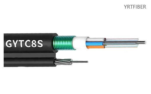 GYTC8S Self-Supporting Figure-8 Aerial Fiber Optic Cable – Steel Messenger, Stranded Loose Tube(Image1)