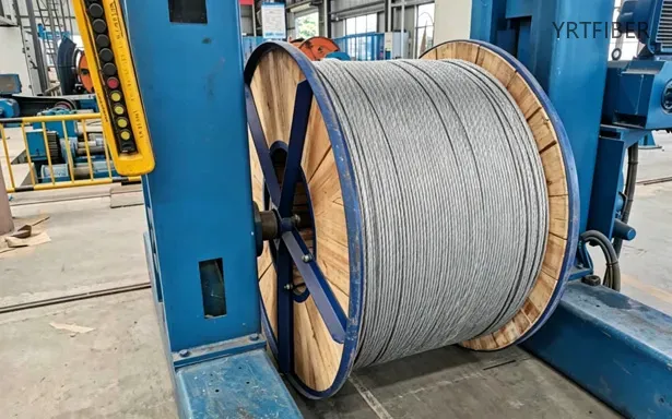 OPGW Fiber Cable with Aluminum-Covered Central Stainless Steel Tube – Power Grid(Image1)