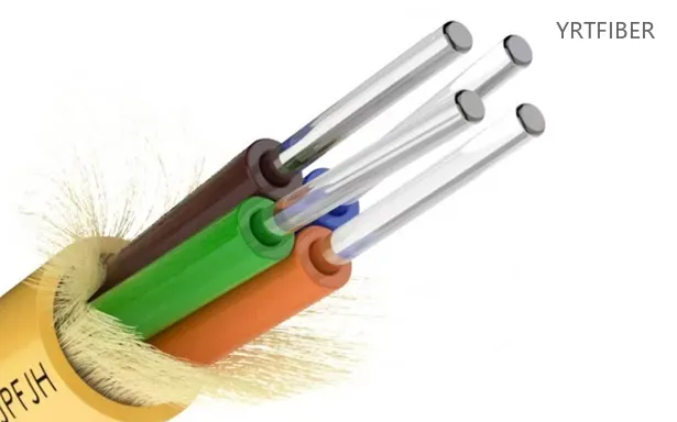 GJPFXJH Flame-Retardant Indoor Riser Fiber Optic Cable – Tight-Buffered, LSZH Sheath(Image1)
