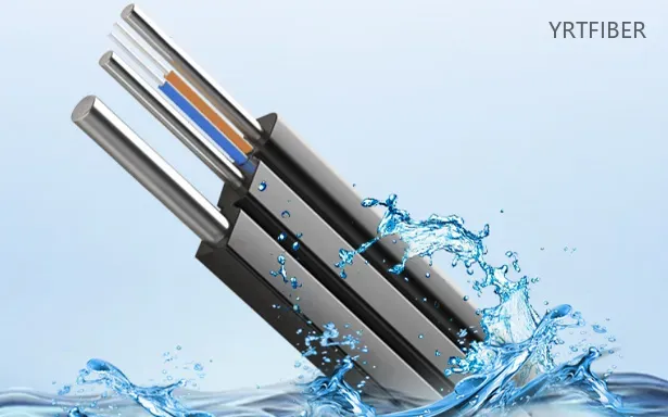 GJYXCH Self-Supporting FTTH Drop Cable – Steel Wire Strength Member, 1/2/4 Core, G652D/G657A(Image3)