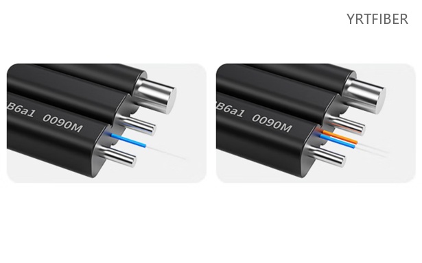GJXH Bow-Type FTTH Drop Cable with 1 or 2 Core G652D/G657A single mode Fiber(Image1)
