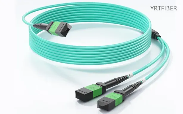 MPO-MPO Multimode Fiber Patch Cord – 8/12/16/24 Core, 40G/100G/200G/400G(Image1)