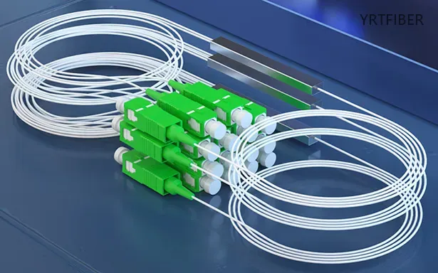 1x16 PLC Mini Fiber Optic Splitter – Steel Tube Design for Efficient Signal Distribution(Image1)