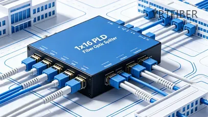 1×2 PLC Fiber Splitter – ABS Module with SC/APC Connectors, Singlemode, 2.0mm Pigtails(Image2)