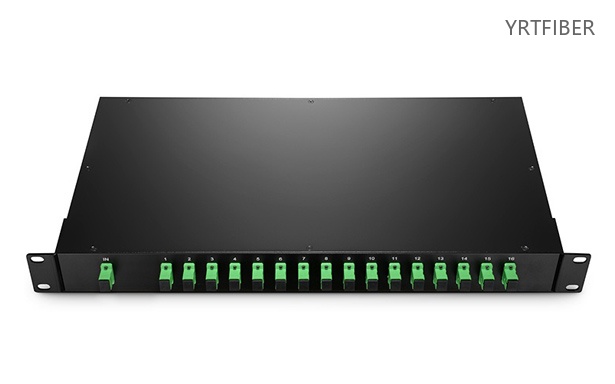 1x16 PLC Rack Mount Fiber Splitter – 1U 19" LGX, Singlemode G652D/G657A, Customizable(Image3)