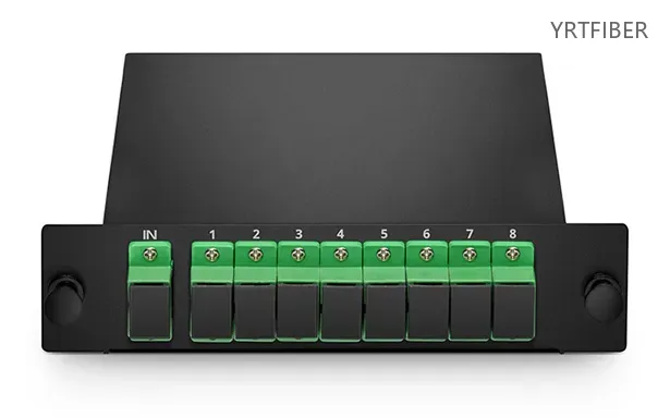 1x8 PLC Optical Splitter – LGX Module, Singlemode G652D/G657A, SC/APC or Custom Options(Image1)