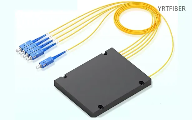 Custom 1x4 ABS Fiber Splitter - SC/LC/FC/ST Connectors (UPC/APC)(Image1)