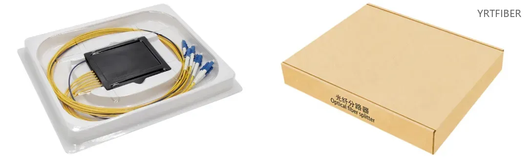 1×2 PLC Fiber Splitter – ABS Module with SC/APC Connectors, Singlemode, 2.0mm Pigtails(Image1)
