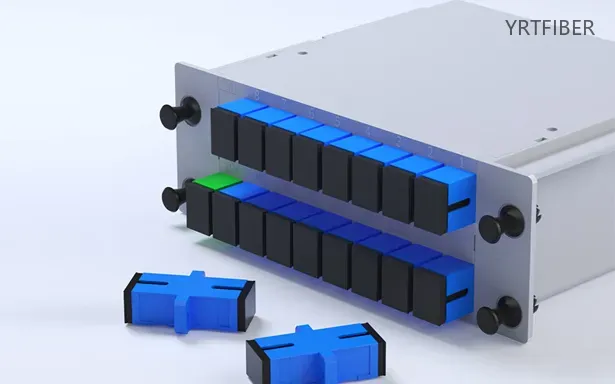 Plug‑in Cassette PLC Splitter ABS Box Singlemode G652D/G657A Custom Ports(Image1)