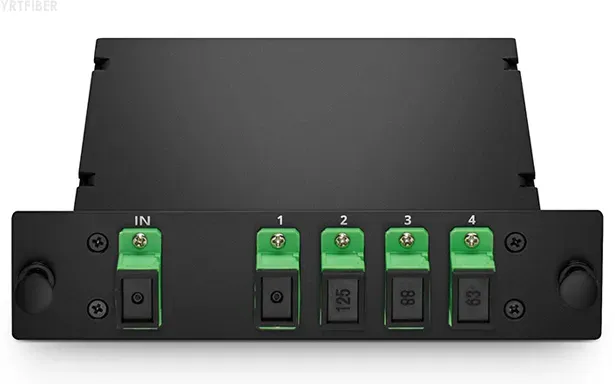 1×4 PLC Fiber Optic Splitter – LGX Cassette, Singlemode G652D/G657A, SC/APC(Image3)