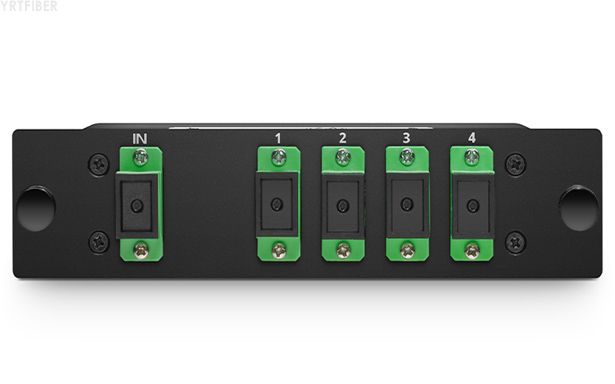 1×4 PLC Fiber Optic Splitter – LGX Cassette, Singlemode G652D/G657A, SC/APC(Image2)