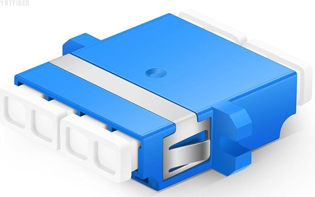LC-LC Duplex Fiber Optic Adapter – Compact, High-Density Coupler for Network Panels(Image1)