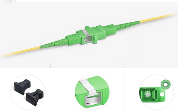 SC-FC Hybrid Fiber Optic Adapter – Duplex Flange Coupler for Singlemode Networks(Image1)