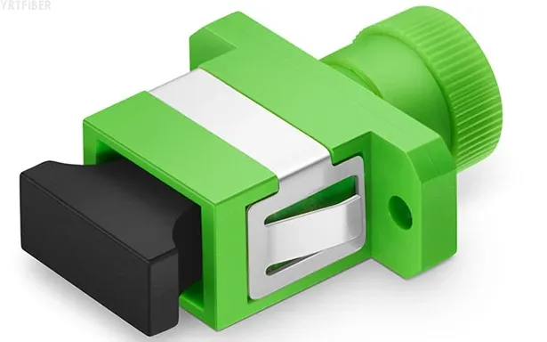 SC-FC Hybrid Fiber Optic Adapter – Duplex Flange Coupler for Singlemode Networks(Image2)