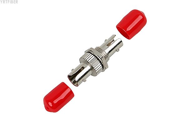 ST Flange Fiber Optic Adapter – Rugged Bayonet-Style Coupler for Singlemode & Multimode Networks(Image1)