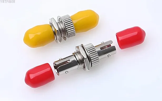 ST Flange Fiber Optic Adapter – Rugged Bayonet-Style Coupler for Singlemode & Multimode Networks(Image2)