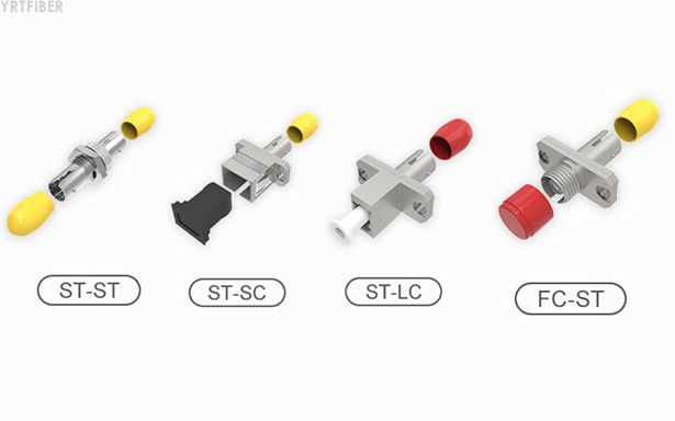 ST Flange Fiber Optic Adapter – Rugged Bayonet-Style Coupler for Singlemode & Multimode Networks(Image1)