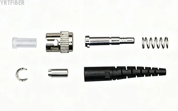Plastic ST Connector with APC/UPC Polish for Fiber Network Applications(Image1)