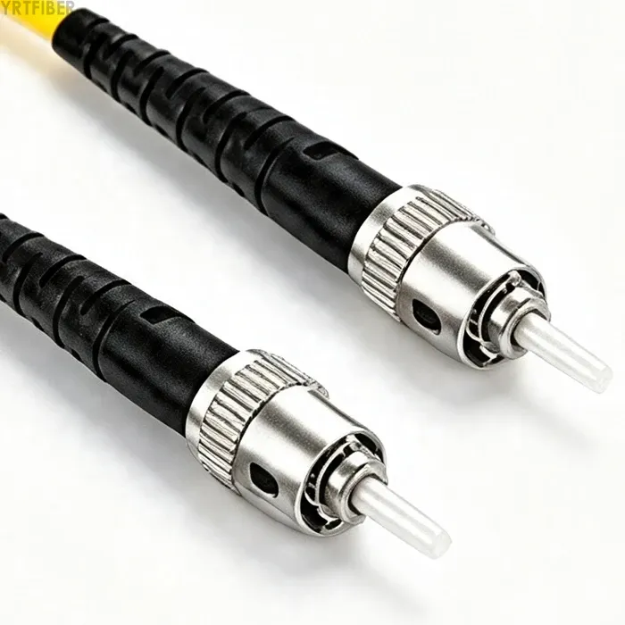 Plastic ST Connector with APC/UPC Polish for Fiber Network Applications