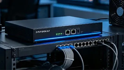 2-Port GPON OLT – Supports 256 ONUs with 2.5Gbps Downstream per Port, 10G SFP+ Uplink, 1U Rackmount(Image3)