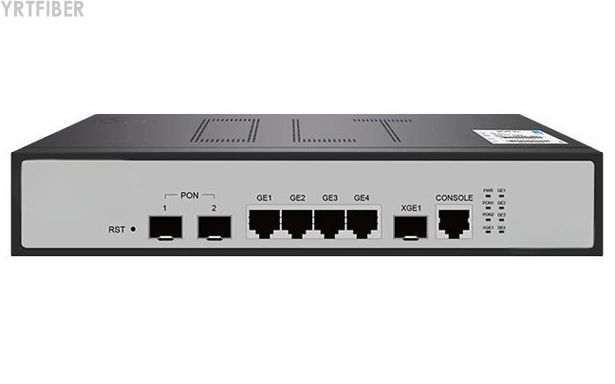 2-Port GPON OLT – Supports 256 ONUs with 2.5Gbps Downstream per Port, 10G SFP+ Uplink, 1U Rackmount(Image2)
